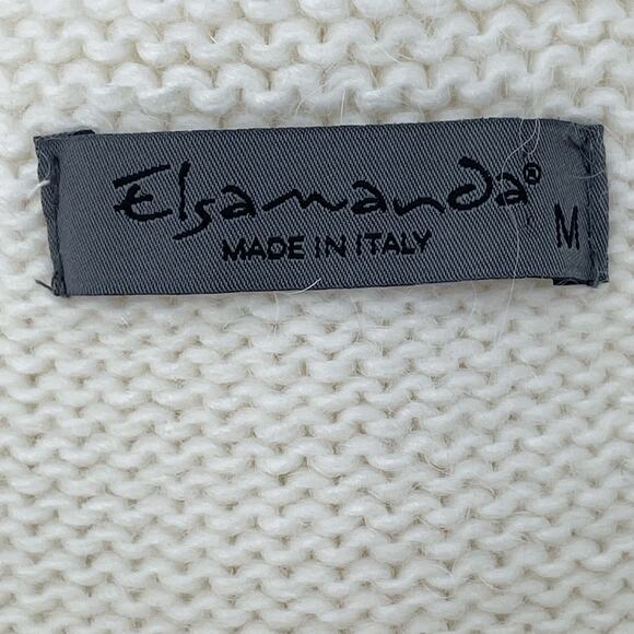 Anthropologie Elsamanda Women's Cable Knit Sweater, Wool/Alpaca Blend, Sz. M - Picture 6 of 11